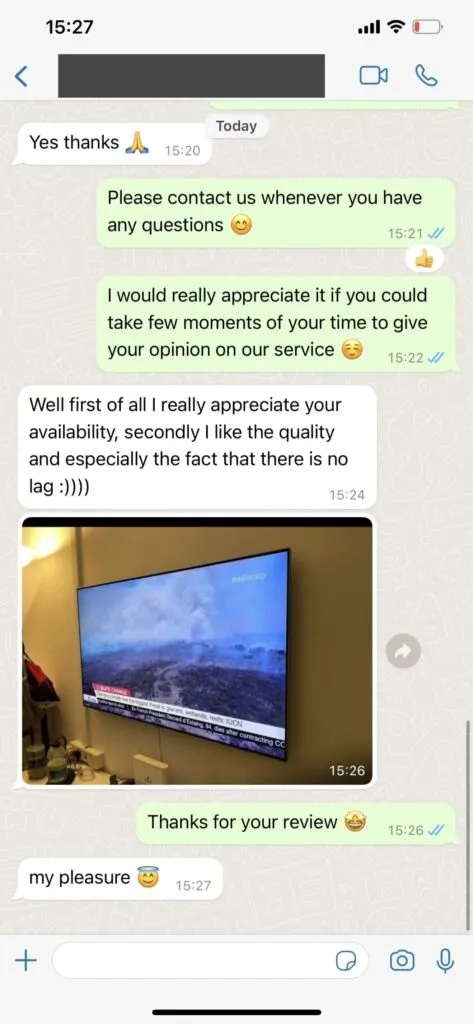 Scotiptv Fast Activation Confirmation on WhatsApp